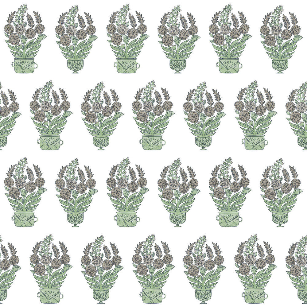 Celorio Wp Verde by Gaston Y Daniela Wallcovering LORENZO CASTILLO V PAPER - 100% Spain - Horizontal: 0 and Vertical: 10.4 20.8 - Fabric Carolina -