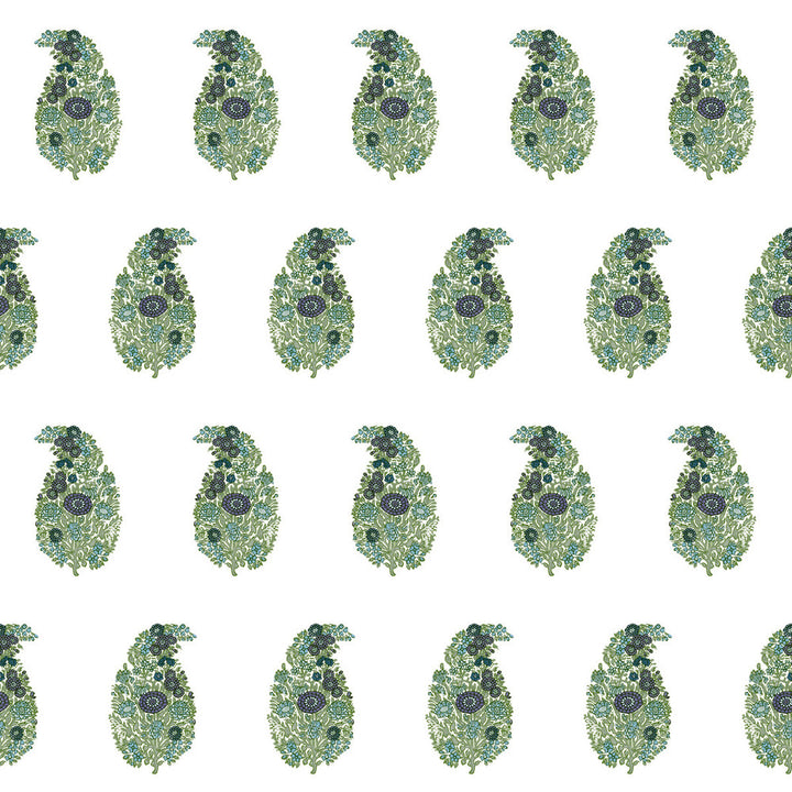 Tarsila Wp Azul/Verde by Gaston Y Daniela Wallcovering LORENZO CASTILLO V PAPER - 100% Spain - Horizontal: 0 and Vertical: 10.4 20.8 - Fabric Carolina -