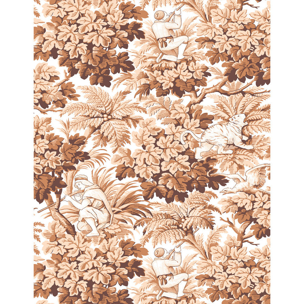 Vegacervera Wp Cobre by Gaston Y Daniela Wallcovering LORENZO CASTILLO V VINYL - 100% Italy Horizontal: 0 and Vertical: 27.5 27.5 - Fabric Carolina -