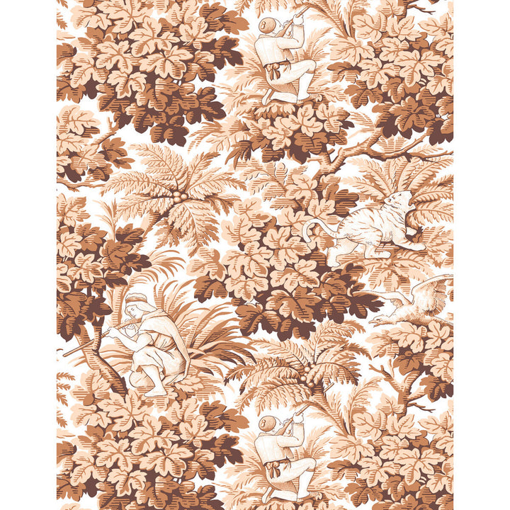 Vegacervera Wp Cobre by Gaston Y Daniela Wallcovering LORENZO CASTILLO V VINYL - 100% Italy Horizontal: 0 and Vertical: 27.5 27.5 - Fabric Carolina -
