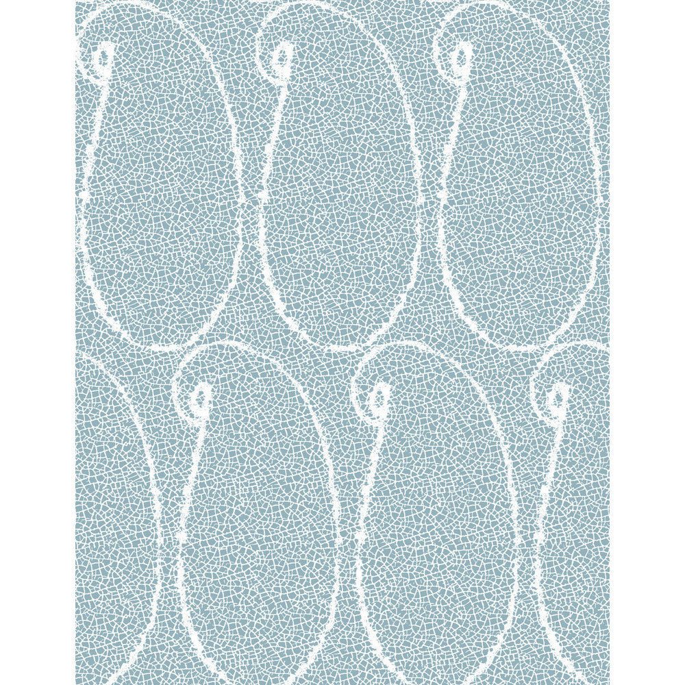 Benacantil Wp Azul by Gaston Y Daniela Wallcovering LORENZO CASTILLO V VINYL - 100% Italy Horizontal: 0 and Vertical: 35.4 27.5 - Fabric Carolina -