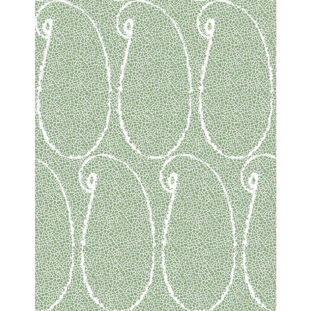 Benacantil Wp Verde by Gaston Y Daniela Wallcovering LORENZO CASTILLO V VINYL - 100% Italy Horizontal: 0 and Vertical: 35.4 27.5 - Fabric Carolina -