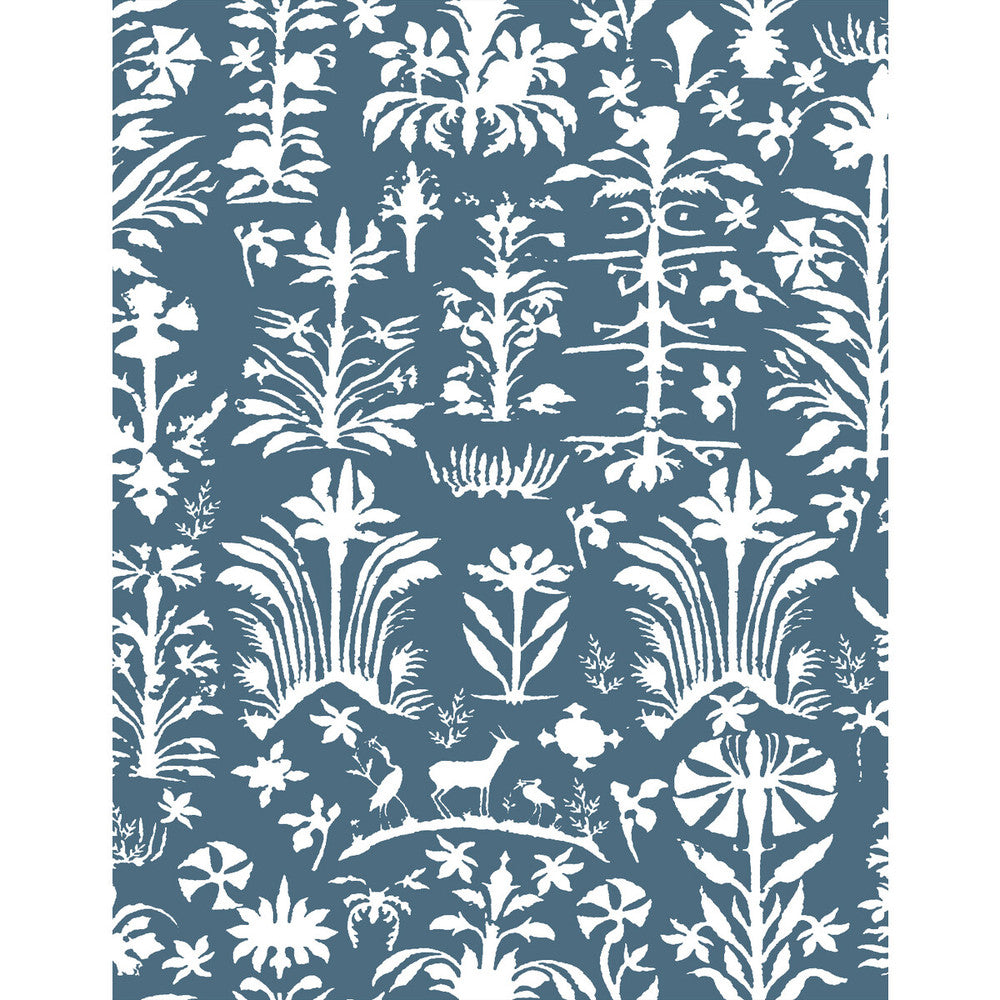 Salinas Wp Azul by Gaston Y Daniela Wallcovering LORENZO CASTILLO V VINYL - 100% Italy - Horizontal: 0 and Vertical: 33.8 27.5 - Fabric Carolina -