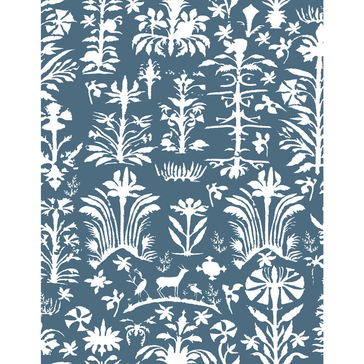 Salinas Wp Azul by Gaston Y Daniela Wallcovering LORENZO CASTILLO V VINYL - 100% Italy Horizontal: 0 and Vertical: 33.8 27.5 - Fabric Carolina -
