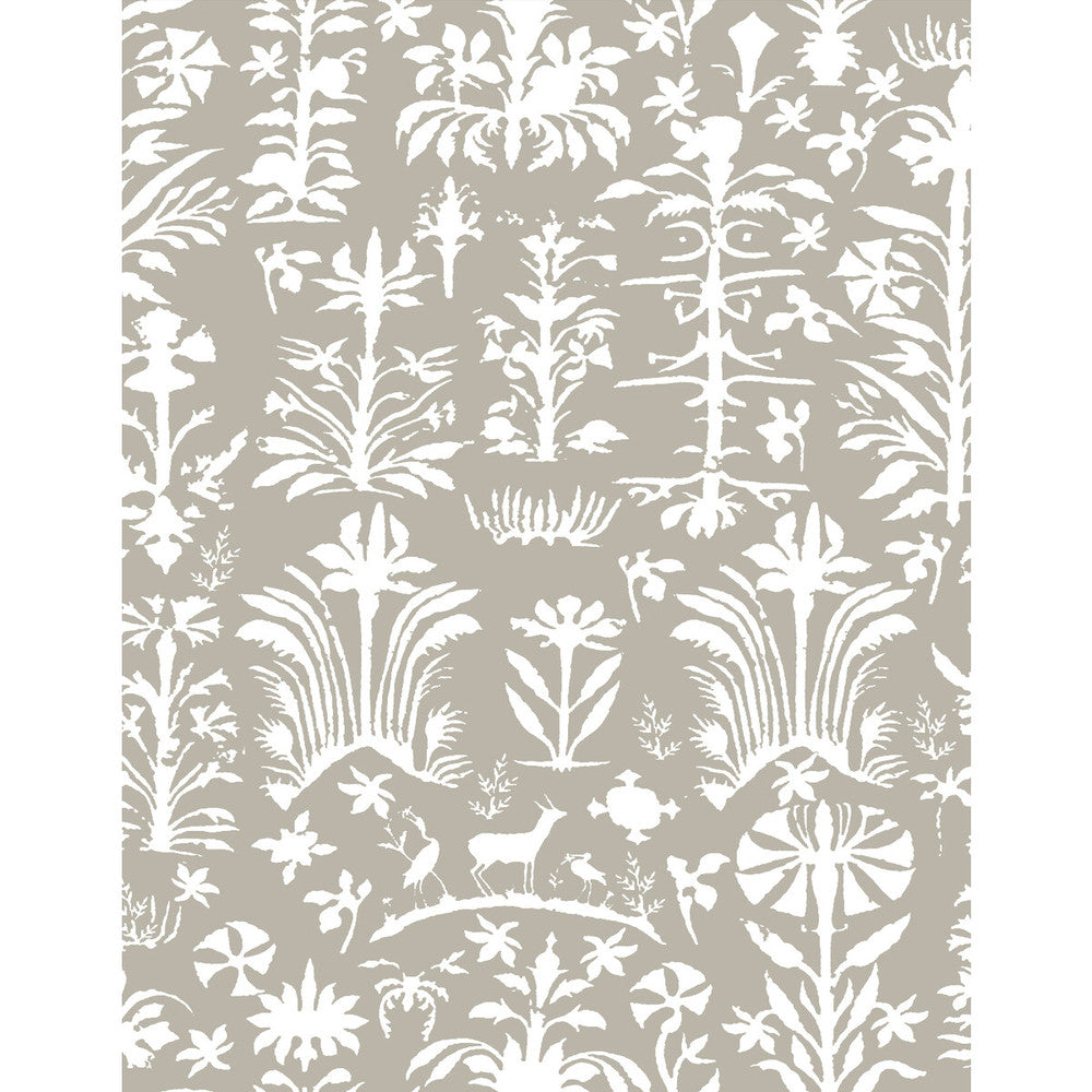 Salinas Wp Gris by Gaston Y Daniela Wallcovering LORENZO CASTILLO V VINYL - 100% Italy Horizontal: 0 and Vertical: 33.8 27.5 - Fabric Carolina -