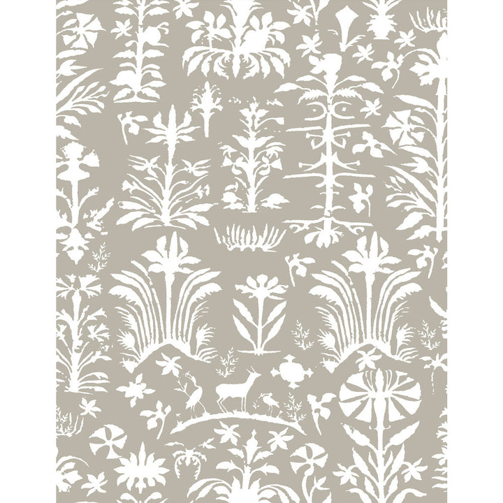 Salinas Wp Gris by Gaston Y Daniela Wallcovering LORENZO CASTILLO V VINYL - 100% Italy Horizontal: 0 and Vertical: 33.8 27.5 - Fabric Carolina -