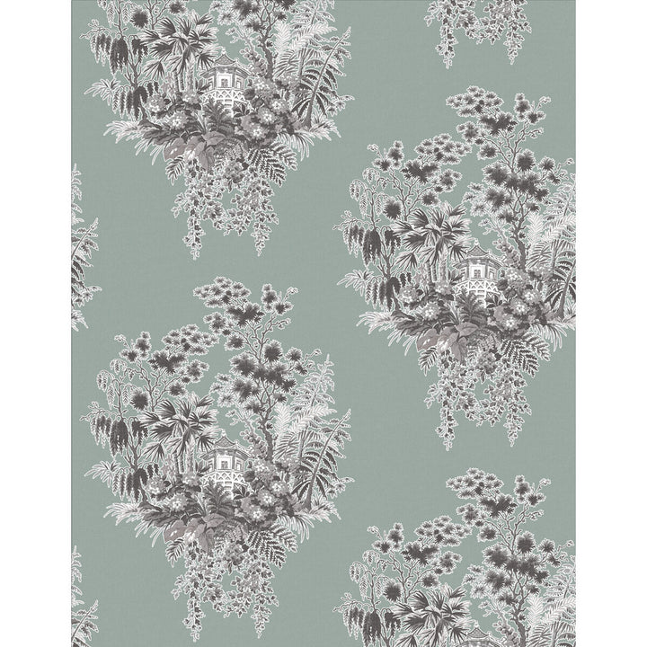 Valjunco Wp Gris Azulado by Gaston Y Daniela Wallcovering LORENZO CASTILLO V VINYL - 100% Italy Horizontal: 0 and Vertical: 20.8 27.5 - Fabric Carolina -