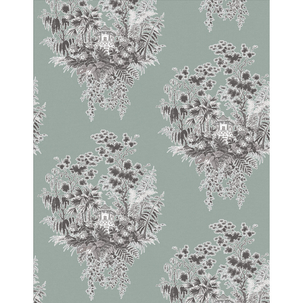 Valjunco Wp Gris Azulado by Gaston Y Daniela Designer Wallcovering LORENZO CASTILLO V VINYL - 100% Italy - Horizontal: 0 and Vertical: 20.8 27.5 - Swanky Fabrics -