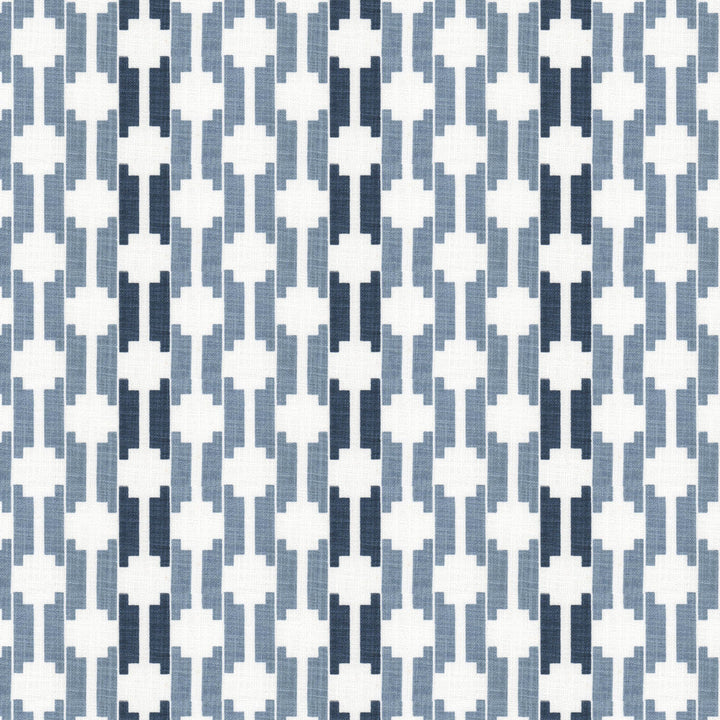 League 2 Denim by Stout Fabric Stout Fabric League 2 DenimFabric RAINBOW LIBRARY POWDER/WEDGEWOOD 100%COT INDIA </p><p>Repeat: H: 5.250, V: 2.750 54 in - Fabric Carolina -