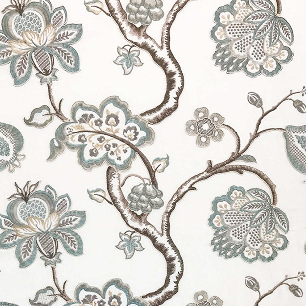 Leap 63J8001 by JF Designer Fabric Color Concepts Silver Sage 60% Cotton, 32% Viscose, 8% Polyester India Horizontal: 25.375 and Vertical: 15.5 61 - Swanky Fabrics -