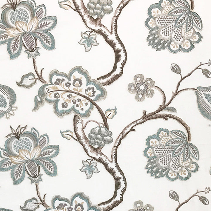 Leap 63J8001 by JF Designer Fabric Color Concepts Silver Sage 60% Cotton, 32% Viscose, 8% Polyester India Horizontal: 25.375 and Vertical: 15.5 61 - Swanky Fabrics -