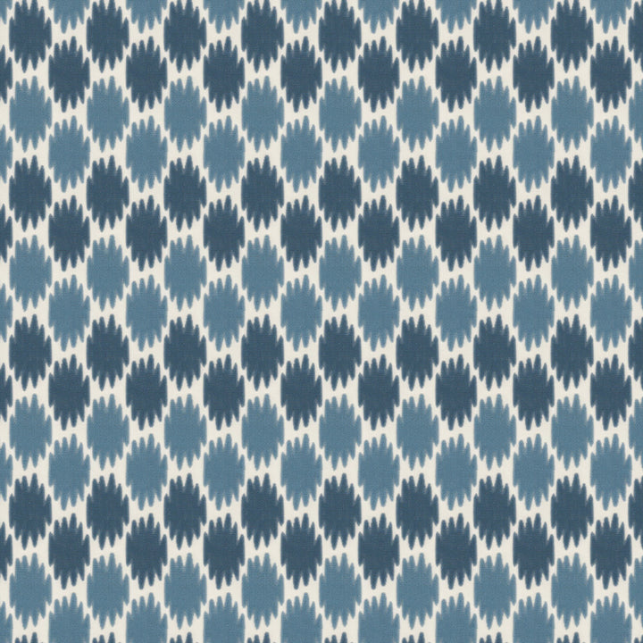 Leavis 1 Bluebird by Stout Fabric Stout Fabric Leavis 1 BluebirdFabric Rainbow Library Harbor/Ink 60%Pol 40%Cot India </p><p>Repeat: H: 3.25, V: 19.625 54 in - Fabric Carolina -
