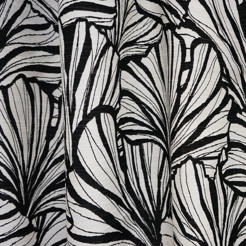 Leaves 98Sj101 by JF Fabric JF Studio 50% Cotton, 41% Polyester, 9% Viscose India Horizontal: 25 and Vertical: 28.625 52 - Fabric Carolina -
