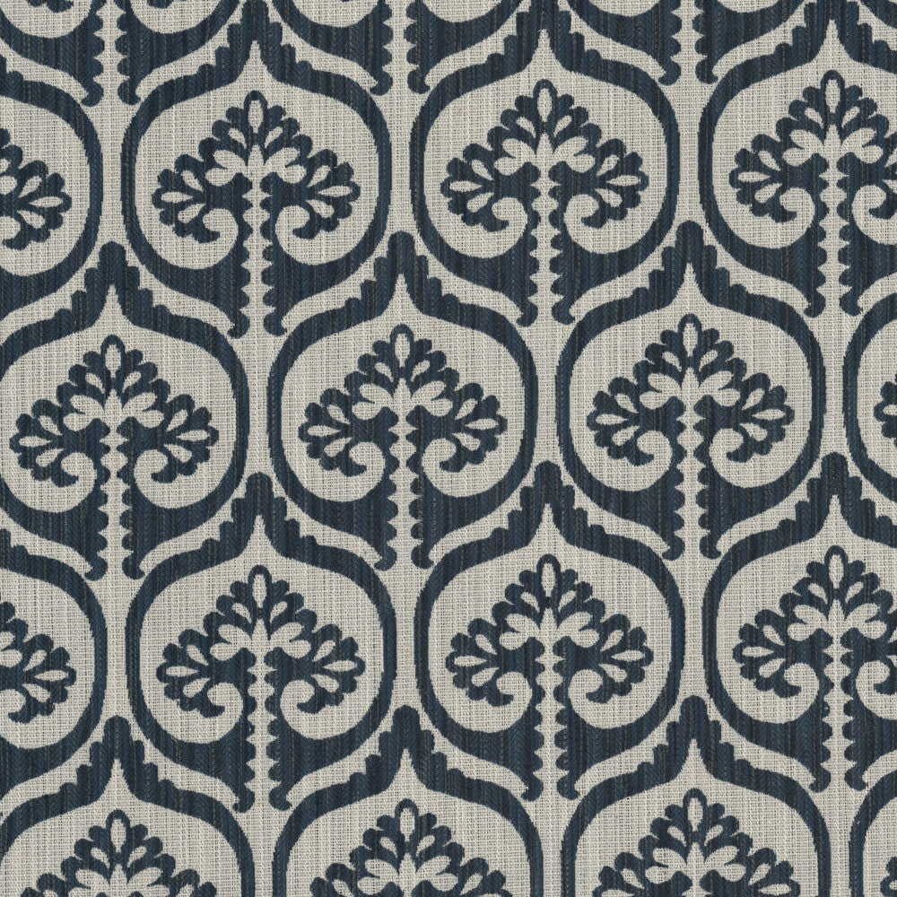 Ledbury 1 Slate by Stout Fabric Stout Fabric Ledbury 1 SlateFabric Living Is Easy Haze/Indigo 99%Pol 1%Lin China </p><p>Repeat: H: 9.5, V: 1.75 54 in - Fabric Carolina -