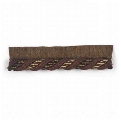 Leisure 6 Walnut by Stout Trim REFLECTIONS TRIM 60%COT 40%SVI CHINA Horizontal: 0 and Vertical: 0 0.38 in - Fabric Carolina -
