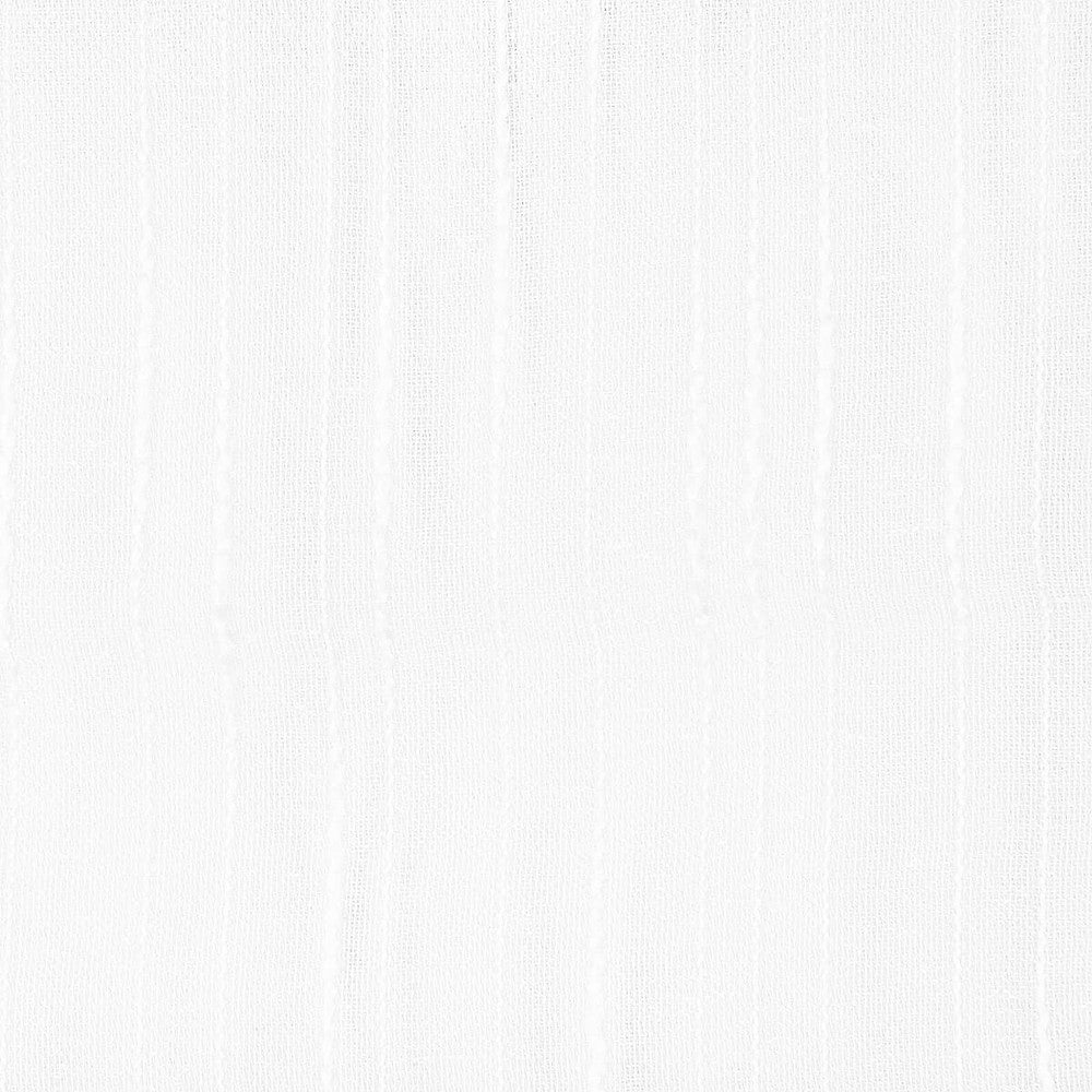 Lena 2 White by Stout Designer Fabric Sheer Essentials 100% Polyester Polyester Embroidery CHINA FLAME RETARDANT-N.F.P.A. 701 SMALL SCALE Horizontal: 0 and Vertical: 0 110 in - Swanky Fabrics -