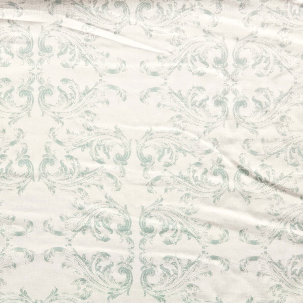 Leningrad 1 Breeze by Stout Fabric COLOR MY WINDOW SEAGLASS/GLACIER 100%LIN POLAND CATB 117-2013 WYZENBEEK 12 000 DOUBLE RUB WEAR TEST (MEDIUM DUTY) Horizontal: 18 and Vertical: 30.75 54 in - Fabric Carolina -