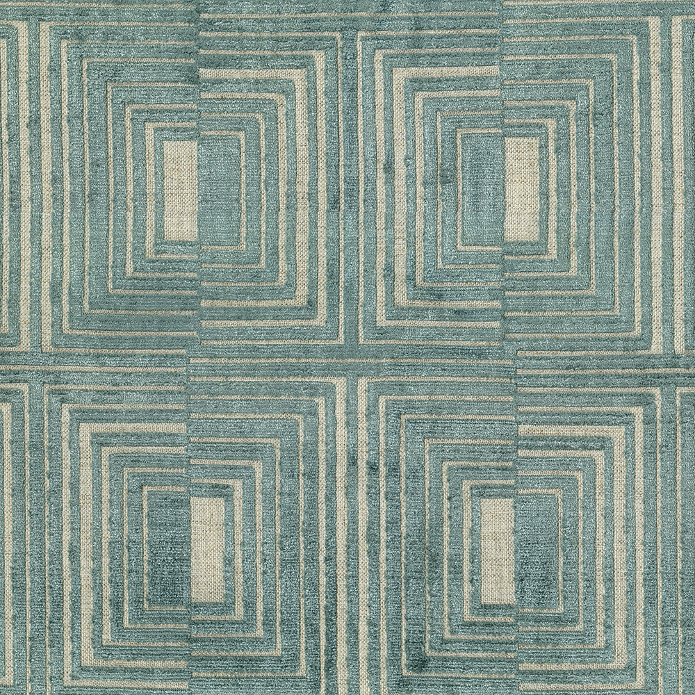 Lenox 34 Aqua by ABBEYSHEA Fabric 47% Rayon
43% Polyester
10% Linen CN 50,000 Double Rubs (Wyzenbeek) </p><p>Repeat: Horizontal: 22.05 in. (56 cm) up the roll and Vertical: 13.78 in. (35 cm) across the roll 55 in. (140 cm) - Fabric Carolina -