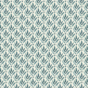 Leominster 3 Aqua by Stout Fabric
