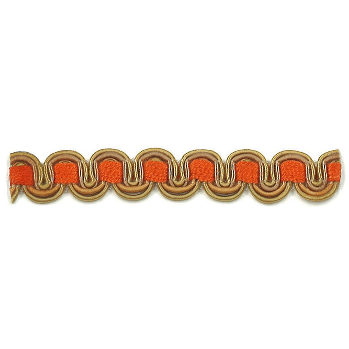 Lexington 12 Tangerine by Stout Trim Stout Trim Lexington 12 TangerineTrim ART OF DESIGN TRIM-2 TAPES CHINA </p><p>Repeat: H: 0.000, V: 0.000 0.38 in - Fabric Carolina -