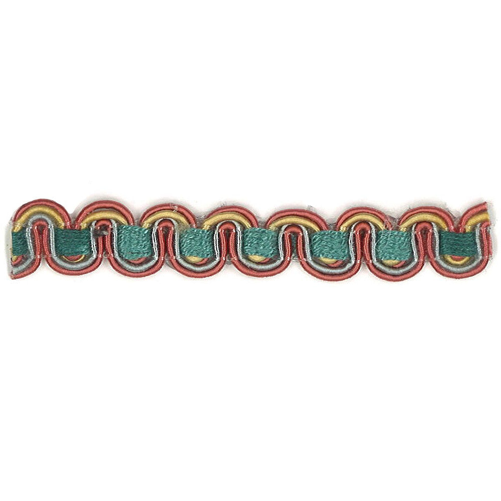 Lexington 16 Lagoon by Stout Trim ART OF DESIGN TRIM-2 TAPES 100%SVI CHINA Horizontal: 0 and Vertical: 0 0.38 in - Fabric Carolina -