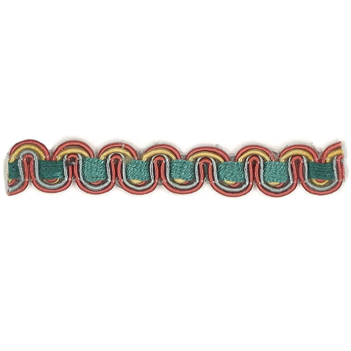 Lexington 16 Lagoon by Stout Trim Art Of Design Trim-2 Tapes 100% Spun Viscose CHINA Horizontal: 0 and Vertical: 0 0.38 in - Fabric Carolina -