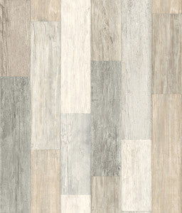 Pallet Board Grey Wallpaper by Inspired by Color