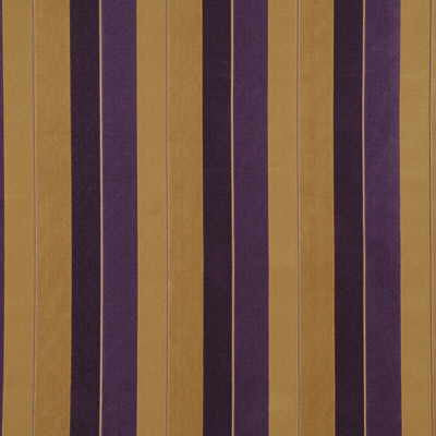 Marco Stripe Purple/Taupe by G P & J Baker Designer Fabric MURANO VELVETS COTTON - 66%;VISCOSE - 34% Peru HEAVY Horizontal: 8.274 and Vertical: 0 53.978 - Swanky Fabrics -