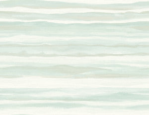 Kentmere Waves Teal and Off-White by Seabrook Wallpaper