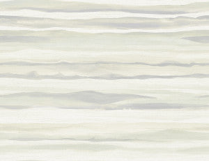 Kentmere Waves Light Greige and Off-White by Seabrook Wallpaper