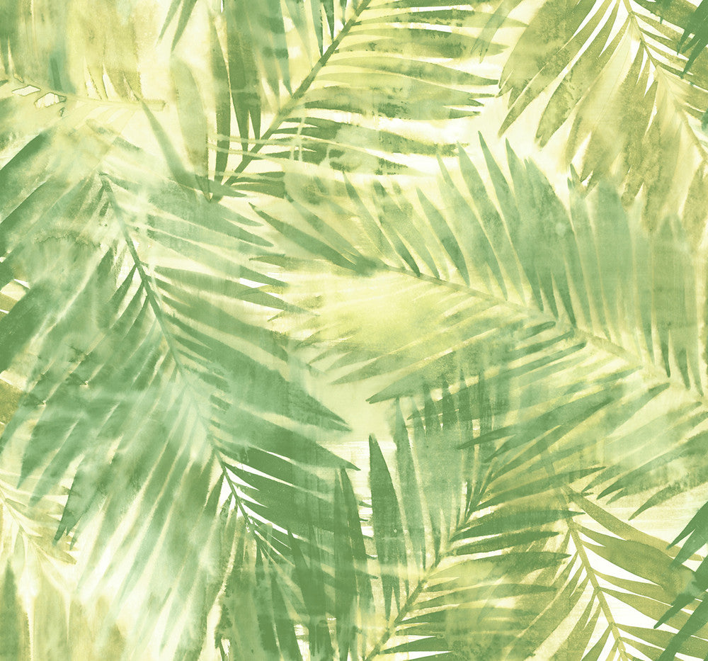 Kentmere Fern Green and Off-White by Seabrook Wallpaper Lugano United States 60.75 25.2" 27" - Fabric Carolina -