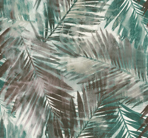 Kentmere Teal and Seaweed by Seabrook Wallpaper