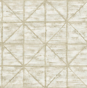 Ness Light Greige and Off-White by Seabrook Wallpaper