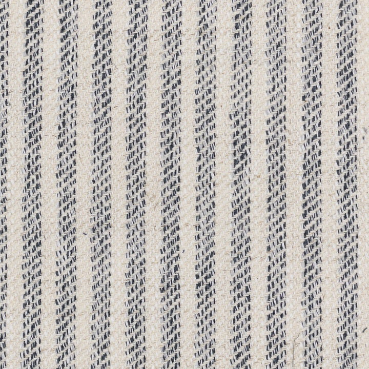 Lictor 3 Pacific by Stout Designer Fabric JUST STRIPES BLUE/SPRING 58%COT 22%POL 15%SVI 5%LIN USA Horizontal: 0.000 and Vertical: 4.375 54 in - Swanky Fabrics -