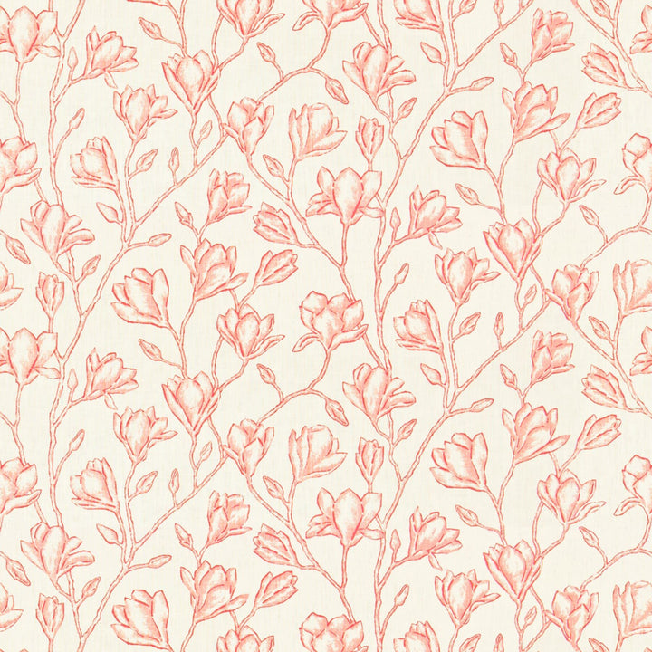 Lido 1 Rosebud by Stout Fabric Rainbow Library Berry/Cinnabar 100% Cotton INDIA CATB 117-2013 Horizontal: 26.625 and Vertical: 13.25 54 in - Fabric Carolina -