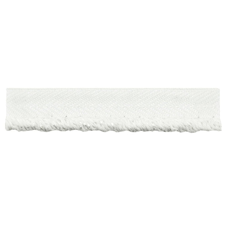 Lilliput 1 Snow by Stout Designer Trim TREND ALERT TRIM 57%COT 36%POL 5%SVI 2%NYL CHINA Horizontal: 0 and Vertical: 0 0.13 in - Swanky Fabrics -