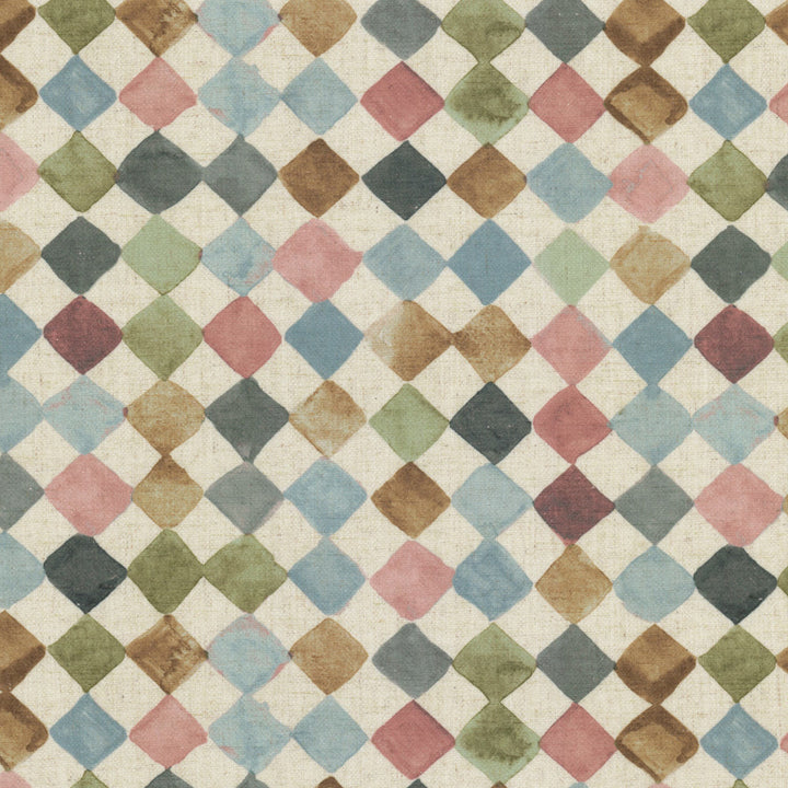 Lilou 2 Tuttifruitti by Stout Fabric Stout Fabric Lilou 2 TuttifruittiFabric Rainbow Library Blossom/Sunset 92%Pol 8%Lin China </p><p>Repeat: H: 14.25, V: 1.25 54 in - Fabric Carolina -