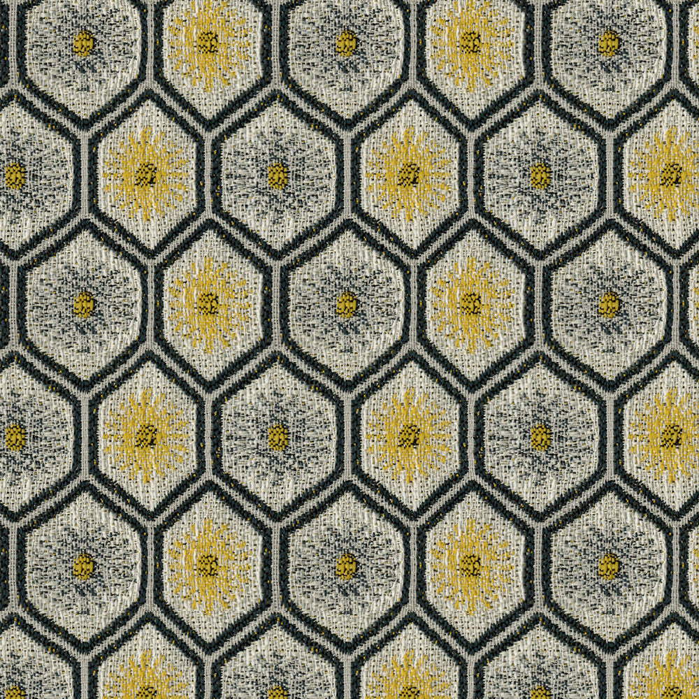Brennan 54 Sulfur by ABBEYSHEA Designer Fabric 82% Polyester, 18% Rayon China 55,000 Double Rubs (Wyzenbeek) </p><p>Repeat: Horizontal: 2.7" (7.0 cm) Up the Roll and Vertical: 2.7" (7.0 cm) Across the Roll 56" (142 cm) - Swanky Fabrics -