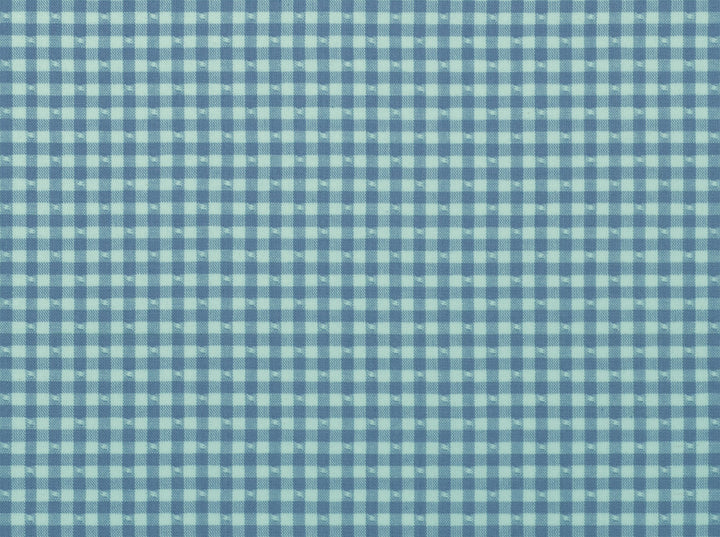 Linley Gingham Blue 15 by Covington Fabric 100% COTTON VAR 15000 Horizontal: 0.5 and Vertical: 0.75 55 - Fabric Carolina -