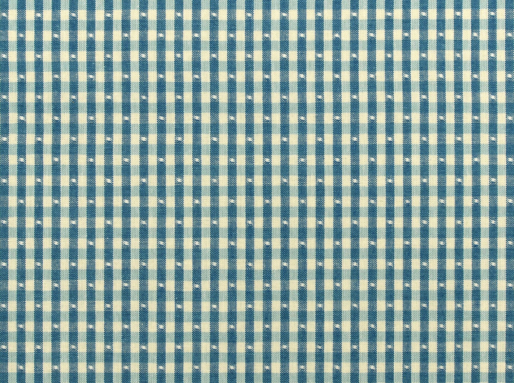 Linley Gingham 15 Blue by Covington Fabric 100% COTTON Various 15000 Horizontal: 0.5 and Vertical: 0.75 55 - Fabric Carolina -
