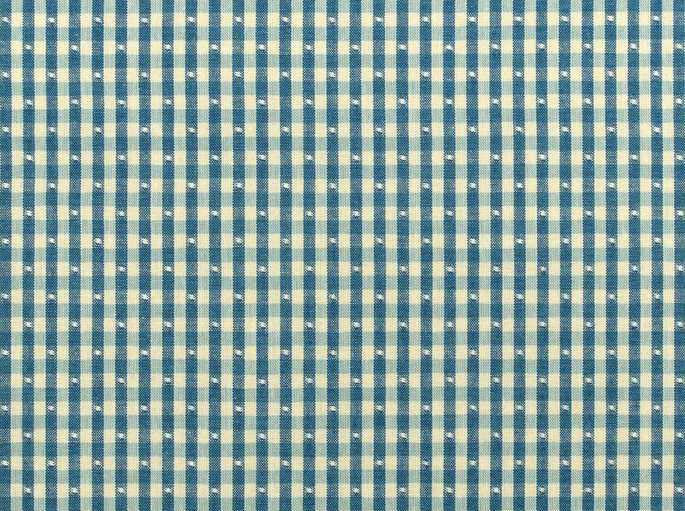 Linley Gingham Blue 15 by Covington Fabric our website for purchase 100% Cotton Various 15000 Horizontal: 0.5" and Vertical: 0.75" 55" - Fabric Carolina -