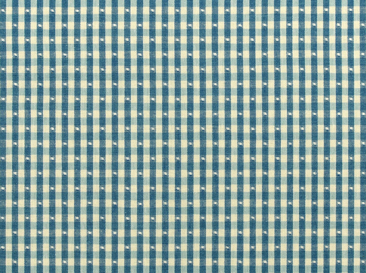 Linley Gingham 15 Blue by Covington Fabric 100% COTTON Various 15000 Horizontal: 0.5 and Vertical: 0.75 55 - Fabric Carolina -