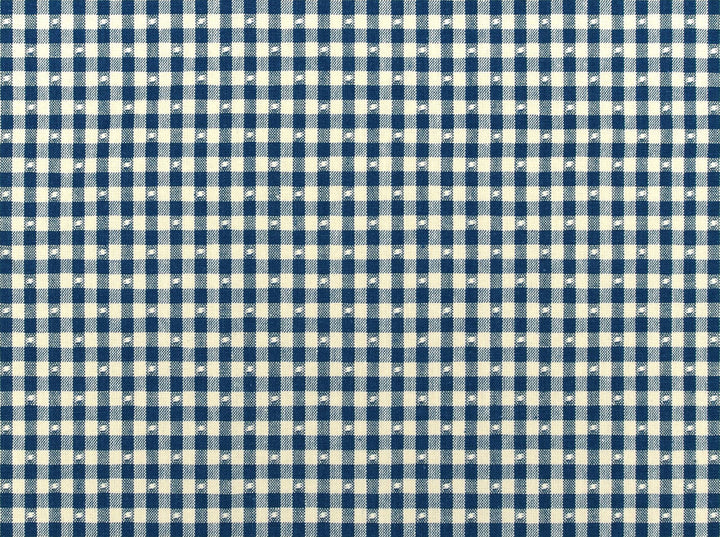 Linley Gingham Indigo 593 by Covington Fabric our website for purchase 100% Cotton Various 15000 Horizontal: 0.5" and Vertical: 0.75" 55" - Fabric Carolina -