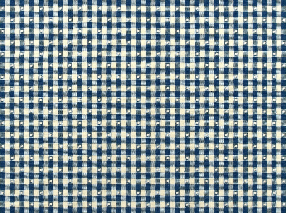 Linley Gingham Indigo 593 by Covington Fabric our website for purchase 100% Cotton Various 15000 Horizontal: 0.5" and Vertical: 0.75" 55" - Fabric Carolina -