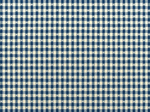 Linley Gingham Indigo 593 by Covington Fabric