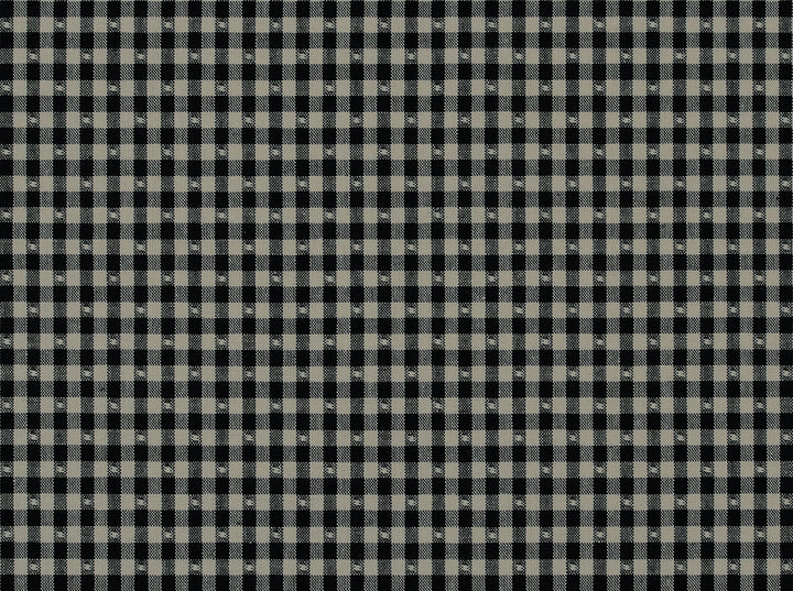 Linley Gingham 93 Black by Covington Fabric 100% COTTON Various 15000 Horizontal: 0.5 and Vertical: 0.75 55 - Fabric Carolina -