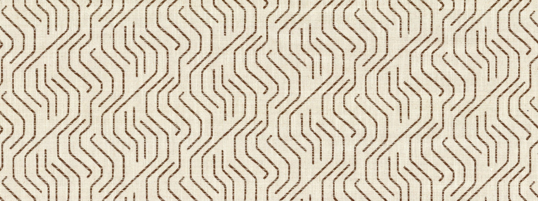 Liny 606 Tobacco by Covington Designer Fabric