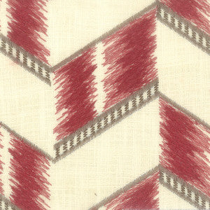 Lizard 1 Rasberry by Stout Fabric