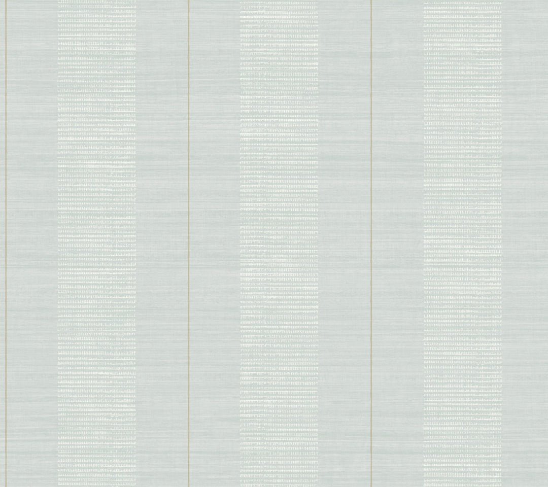 Colbert Stripe Light Blue Textured Wallpaper by Antonina Vella Designer