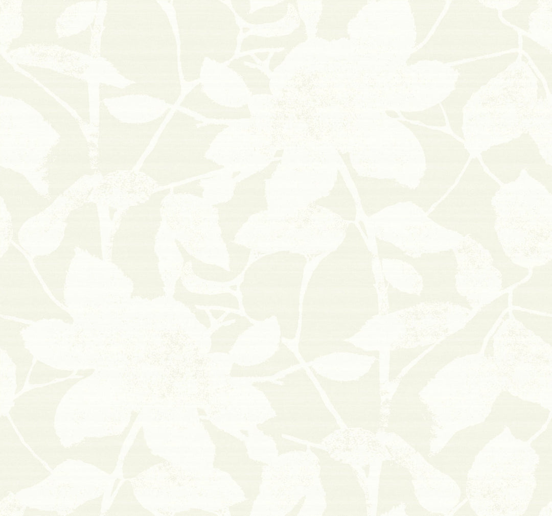 Solange Dove Botanical Wallpaper by Antonina Vella Designer